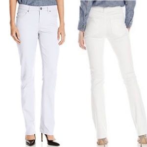 LIVERPOOL JEANS COMPANY Sadie Straight Leg White Denim Jeans NWOT Women size 8